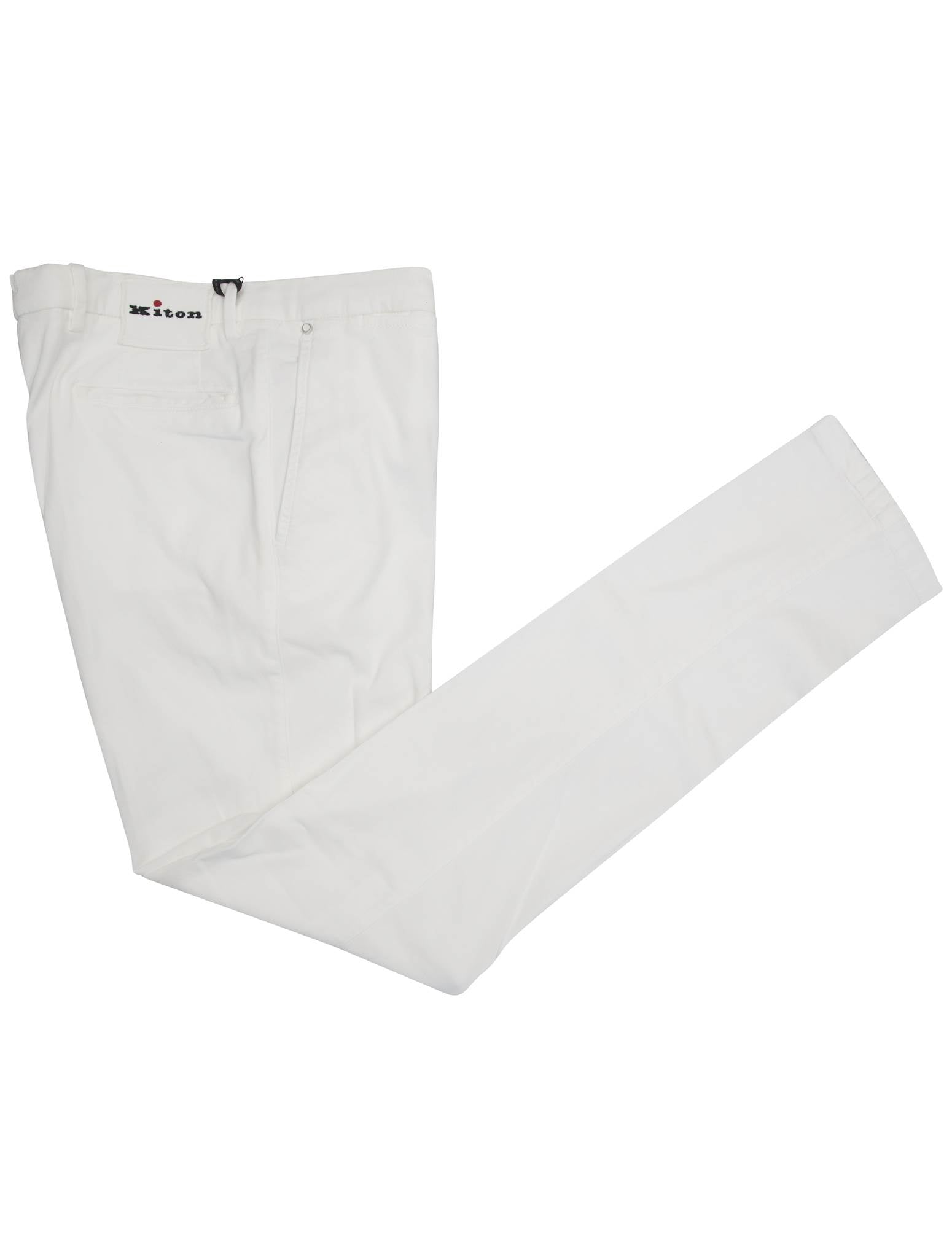 Kiton White Ly Ea Pants