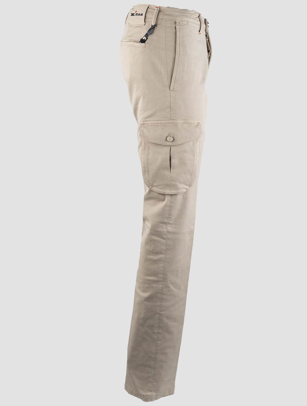 Kiton Beige Cotton Ea Cargo Pants Beige - view 2