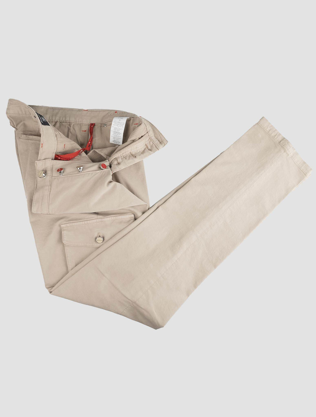 Kiton Beige Cotton Ea Cargo Pants Beige - view 7