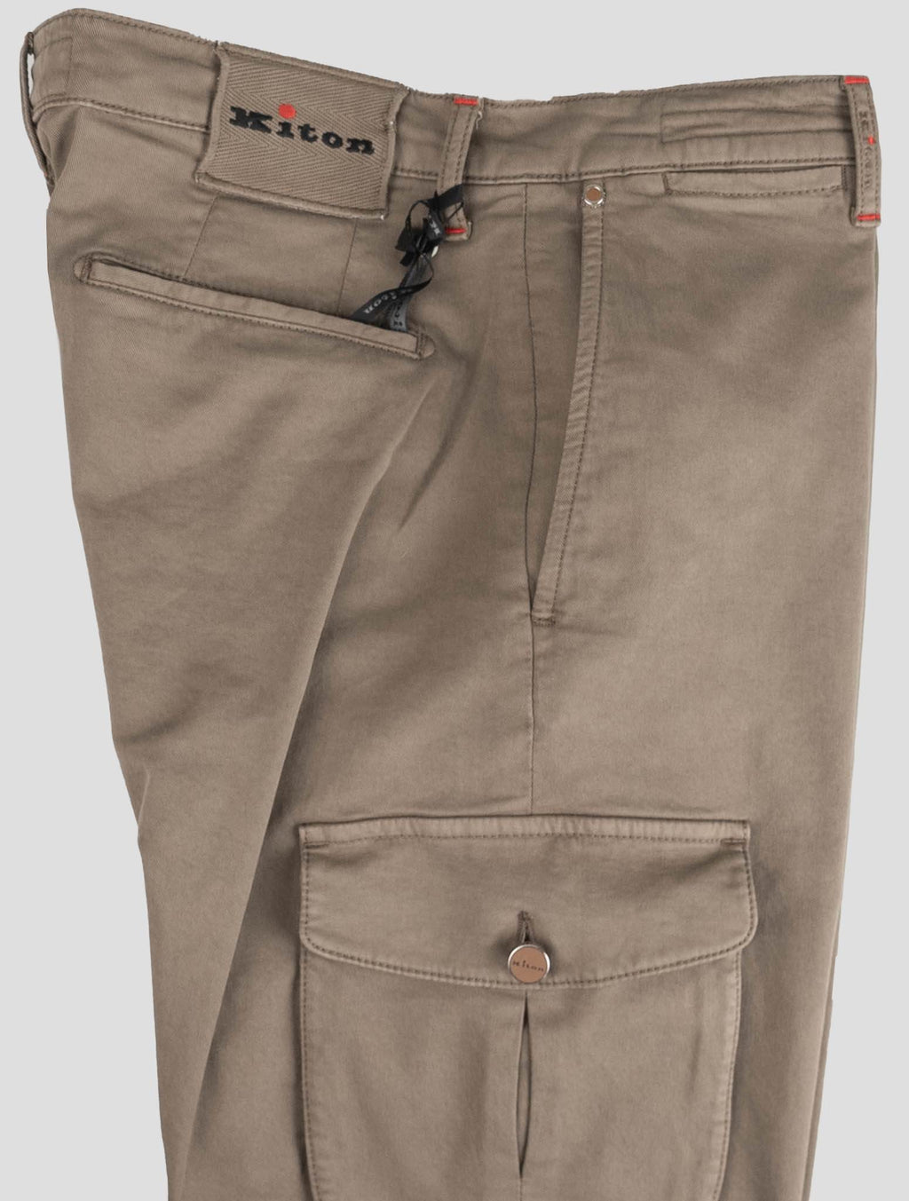 Kiton Beige Cotton Ea Cargo Pant Beige - view 4