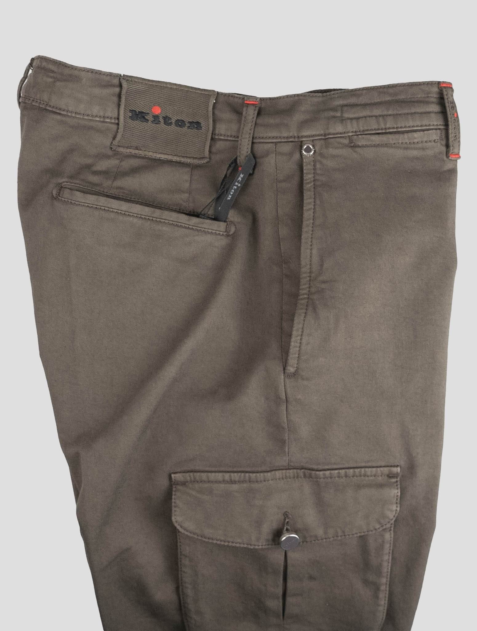 Kiton Brown Cotton Ea Cargo Pant - view 5