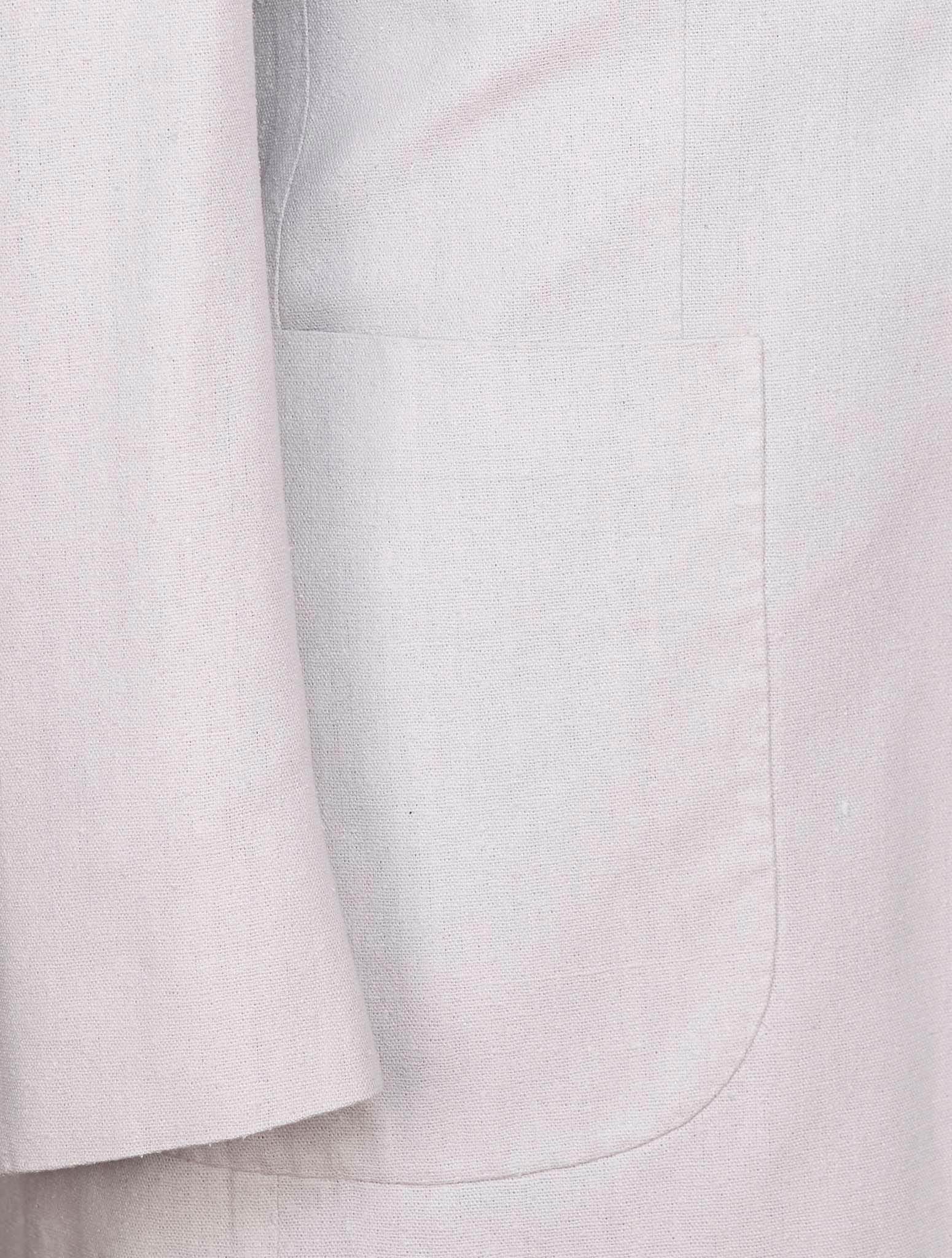 Kiton Gray Silk Blazer — view 3