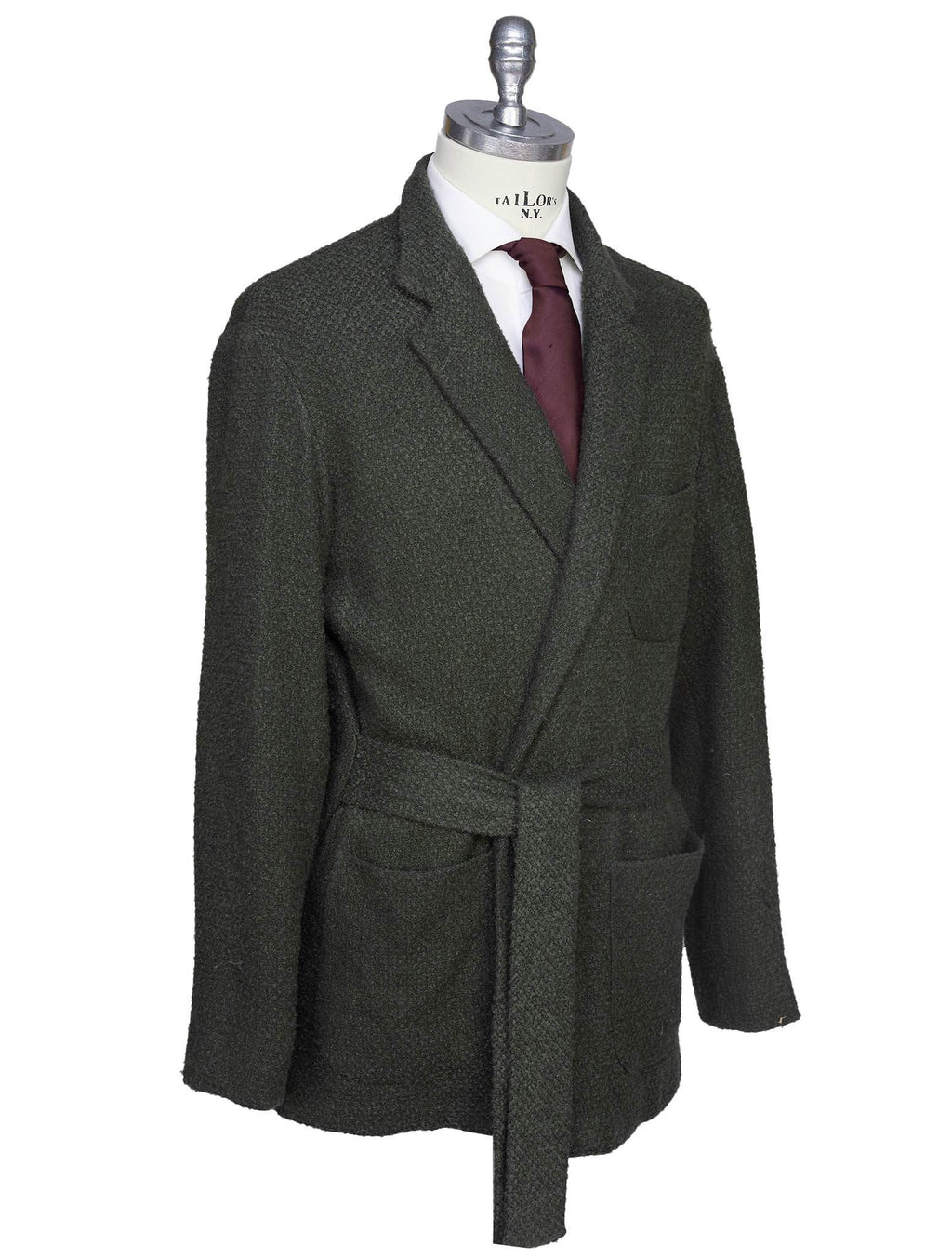 Kiton Light Green Cotton Shirt - view 11
