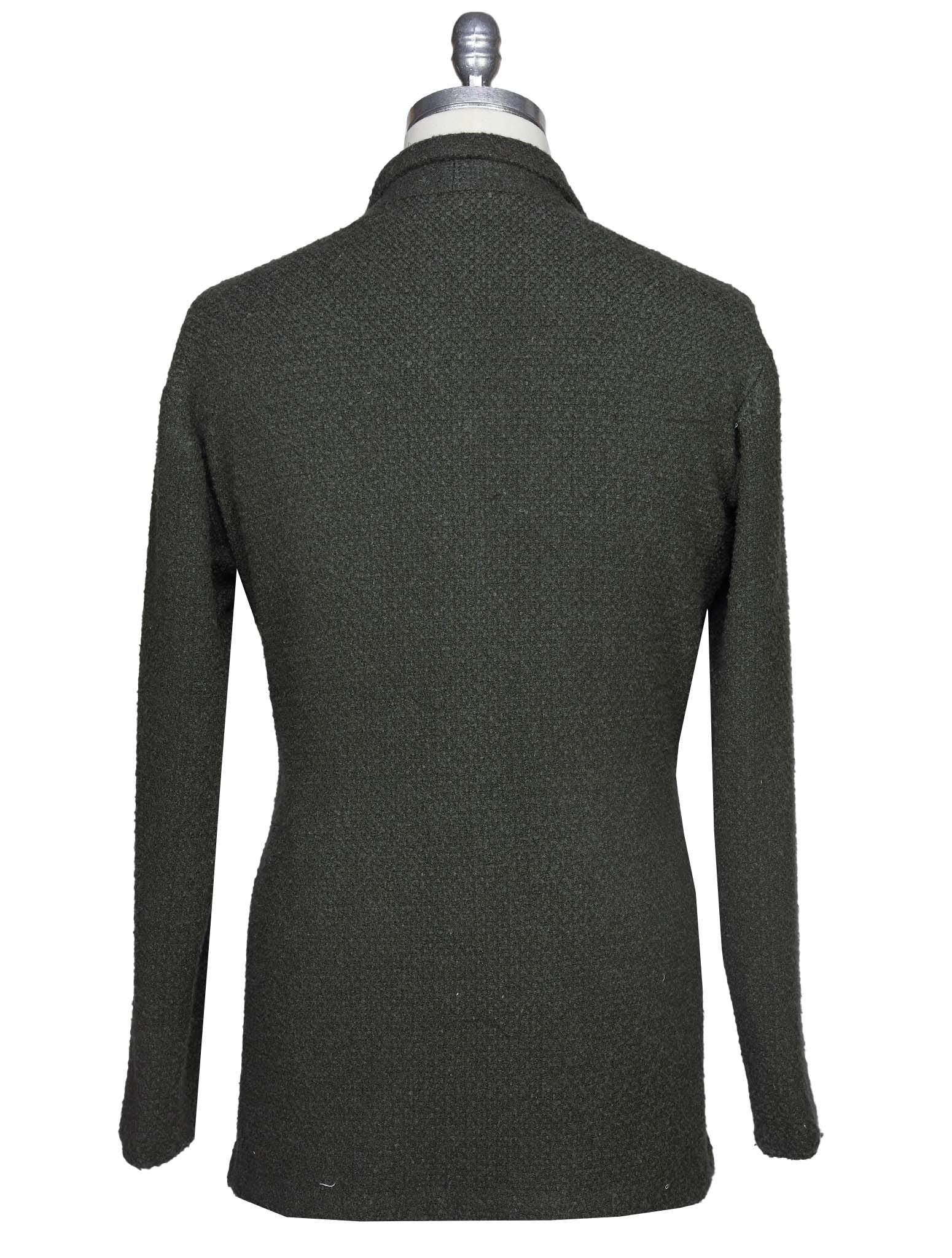 Kiton Green Cashmere Silk Cammello Virgin Wool Ea Dressing Gown - view 3