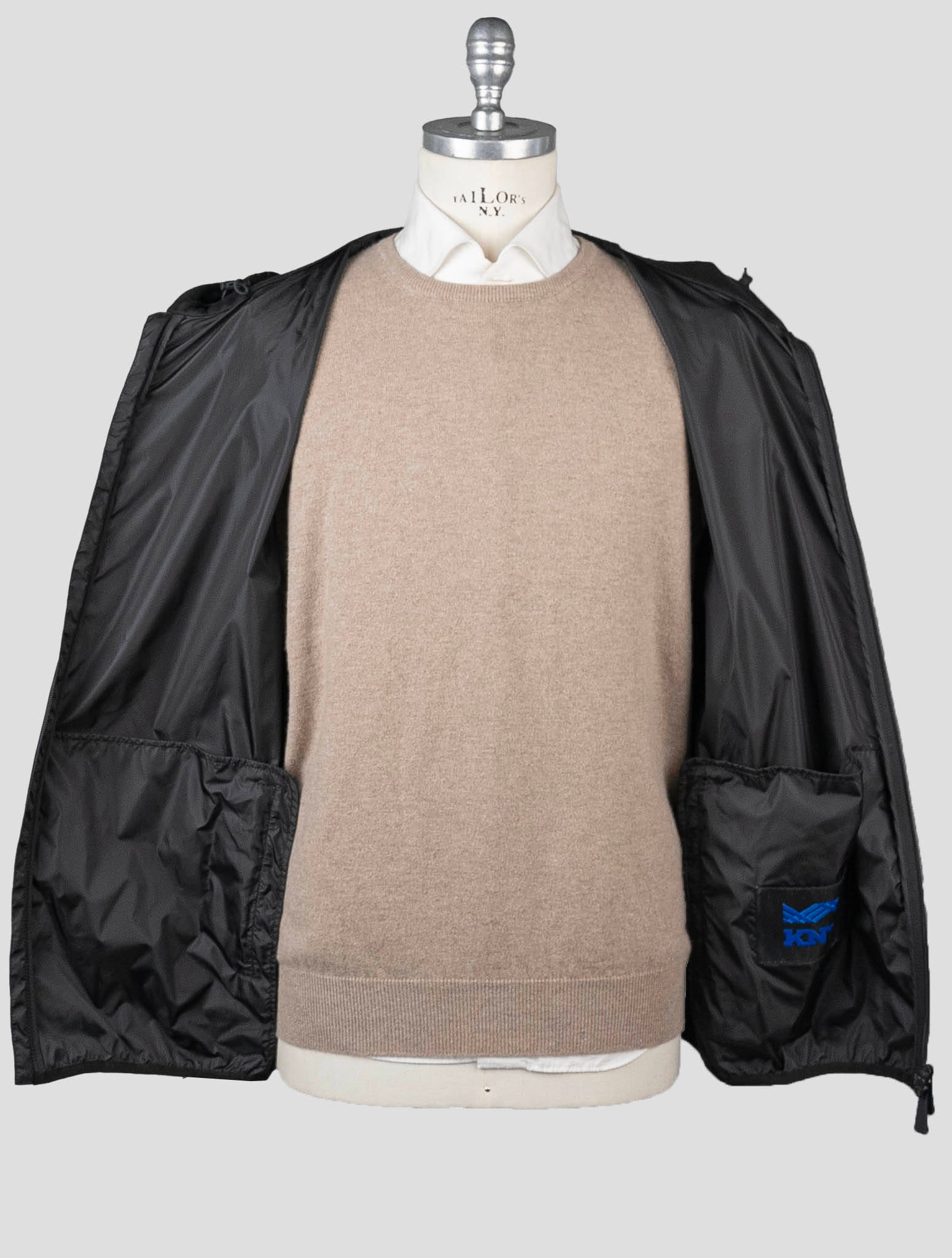 Kiton Knt Black Cotton Pa Ea Vest Black - view 8