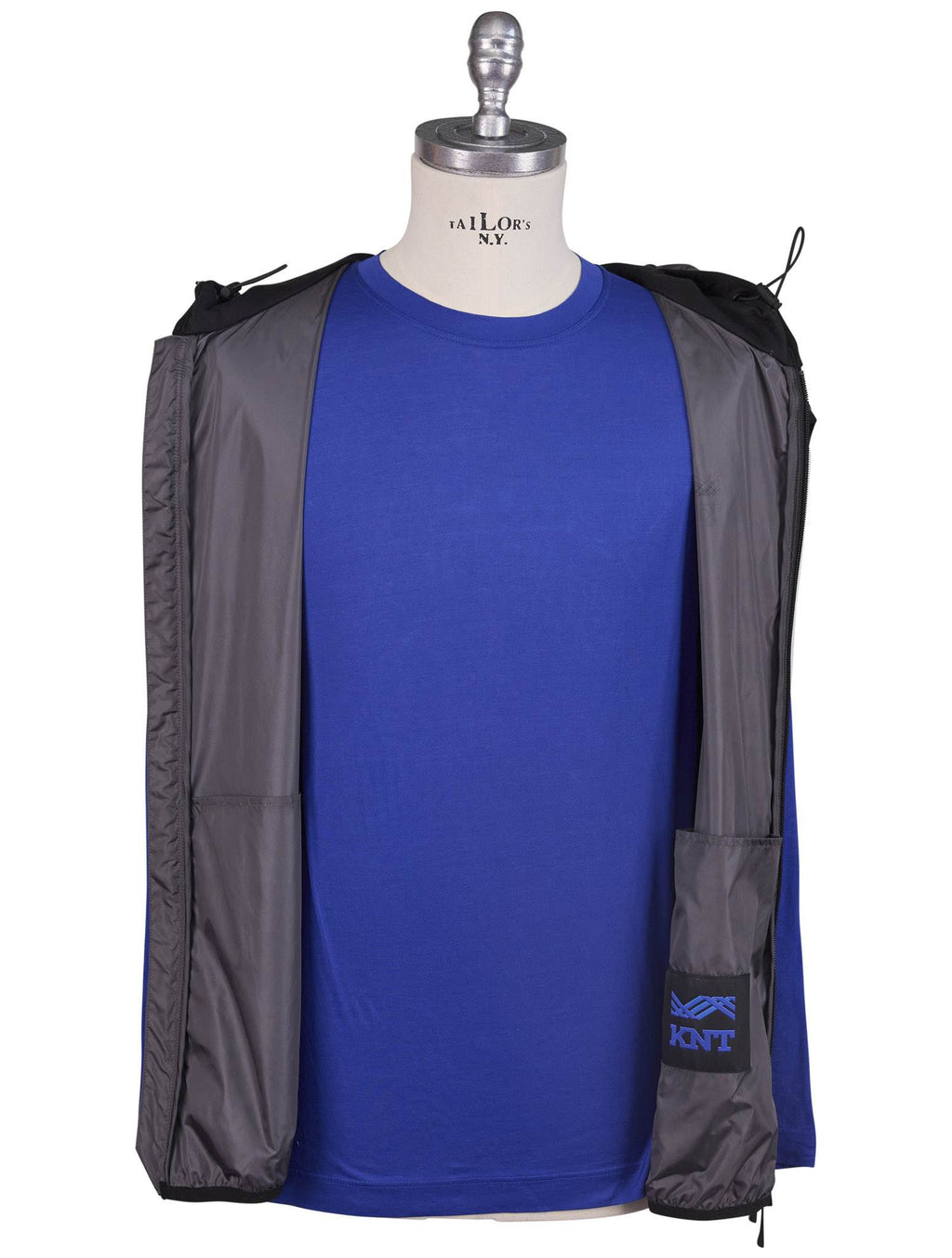Kiton Knt Gray Black Pa Vest - view 4