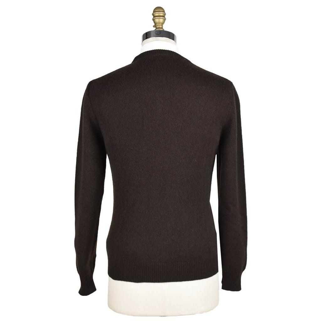 Kiton Brown Cashmere Sweater Crewneck - view 3