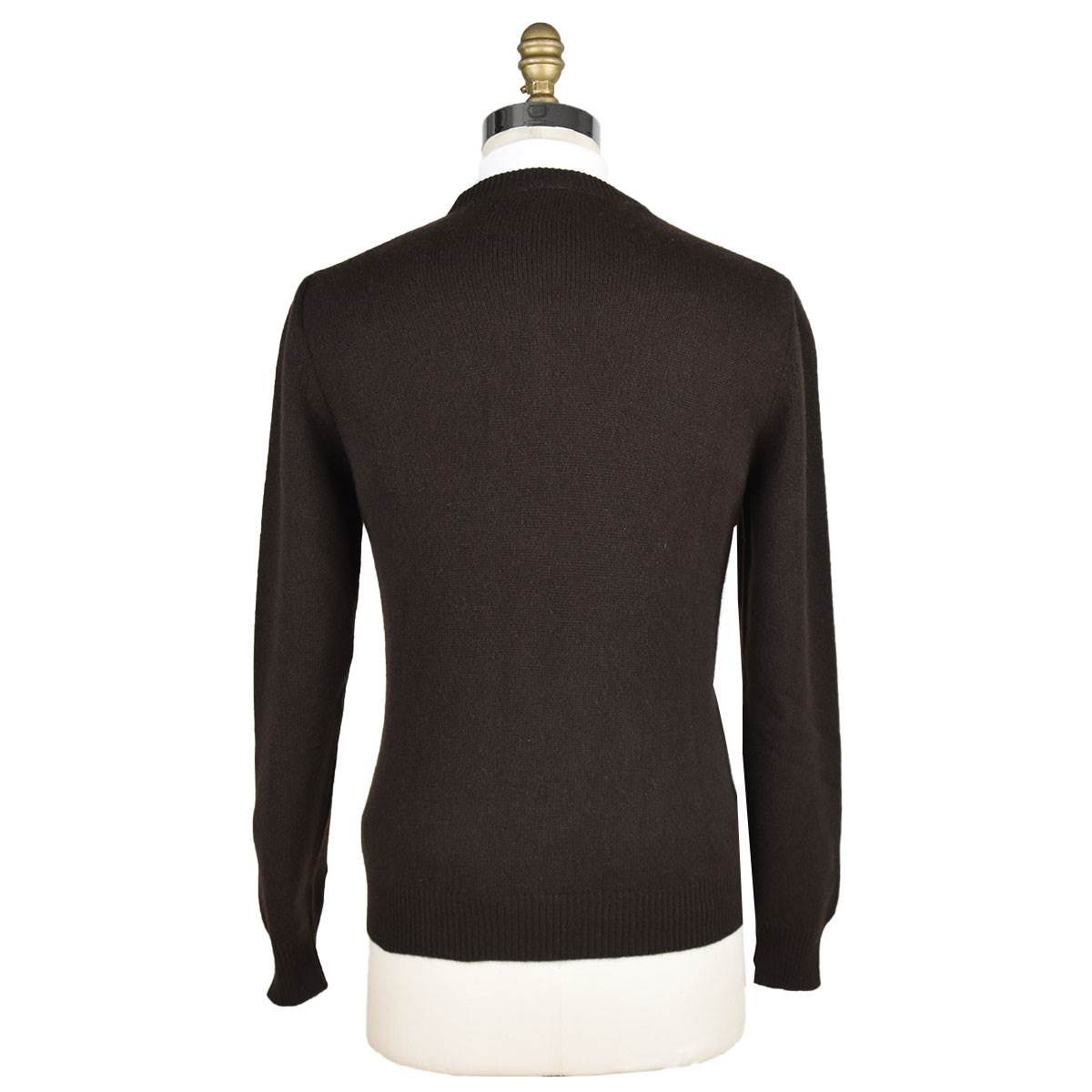 Kiton Brown Cashmere Sweater Crewneck - view 3