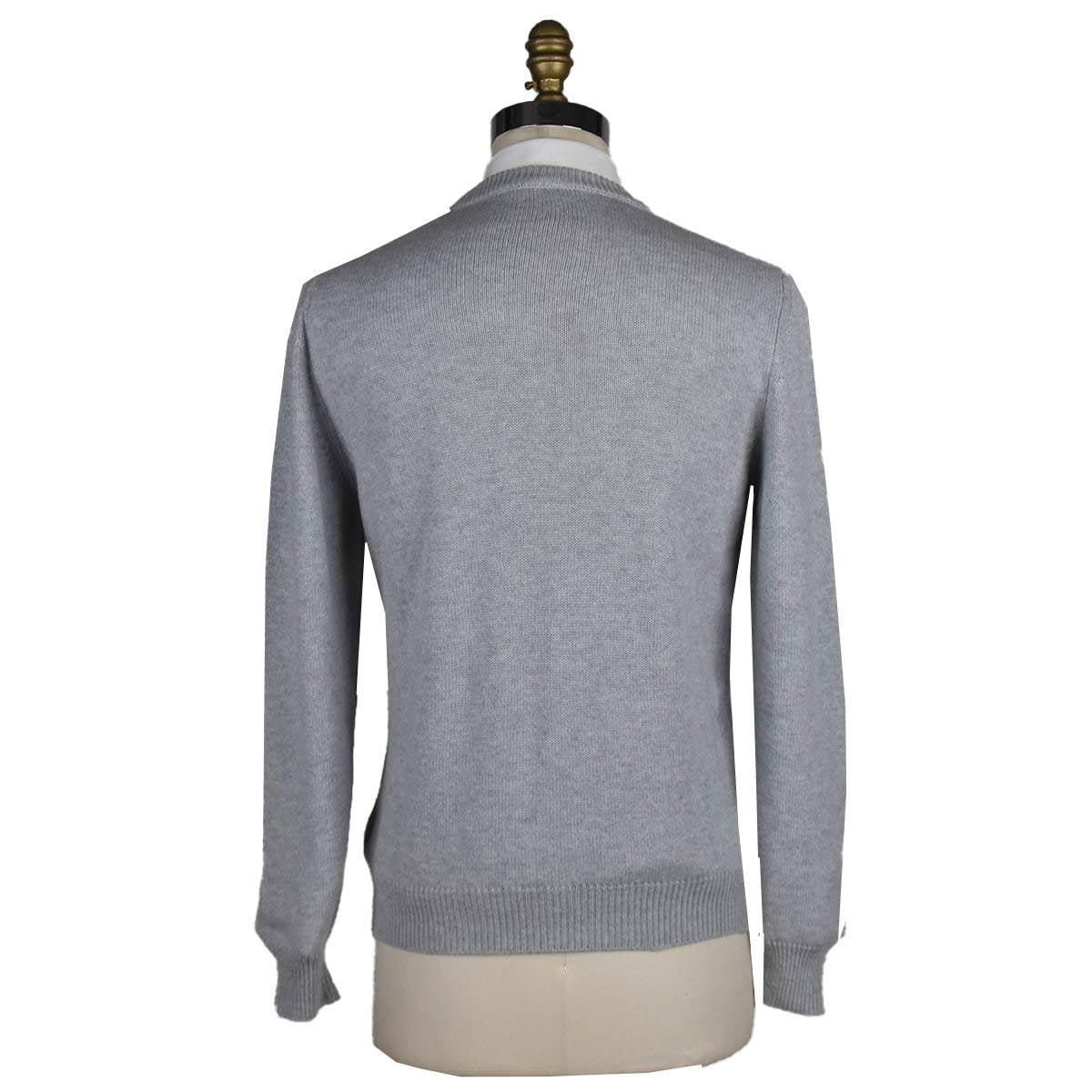 Kiton Gray Cashmere Sweater Crewneck — view 3