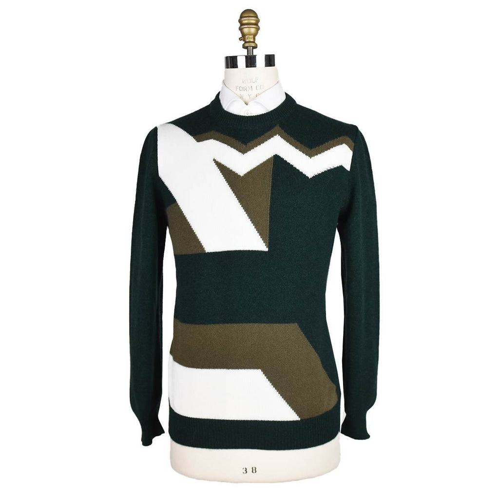 Kiton Multicolor Cashmere Sweater Crewneck
