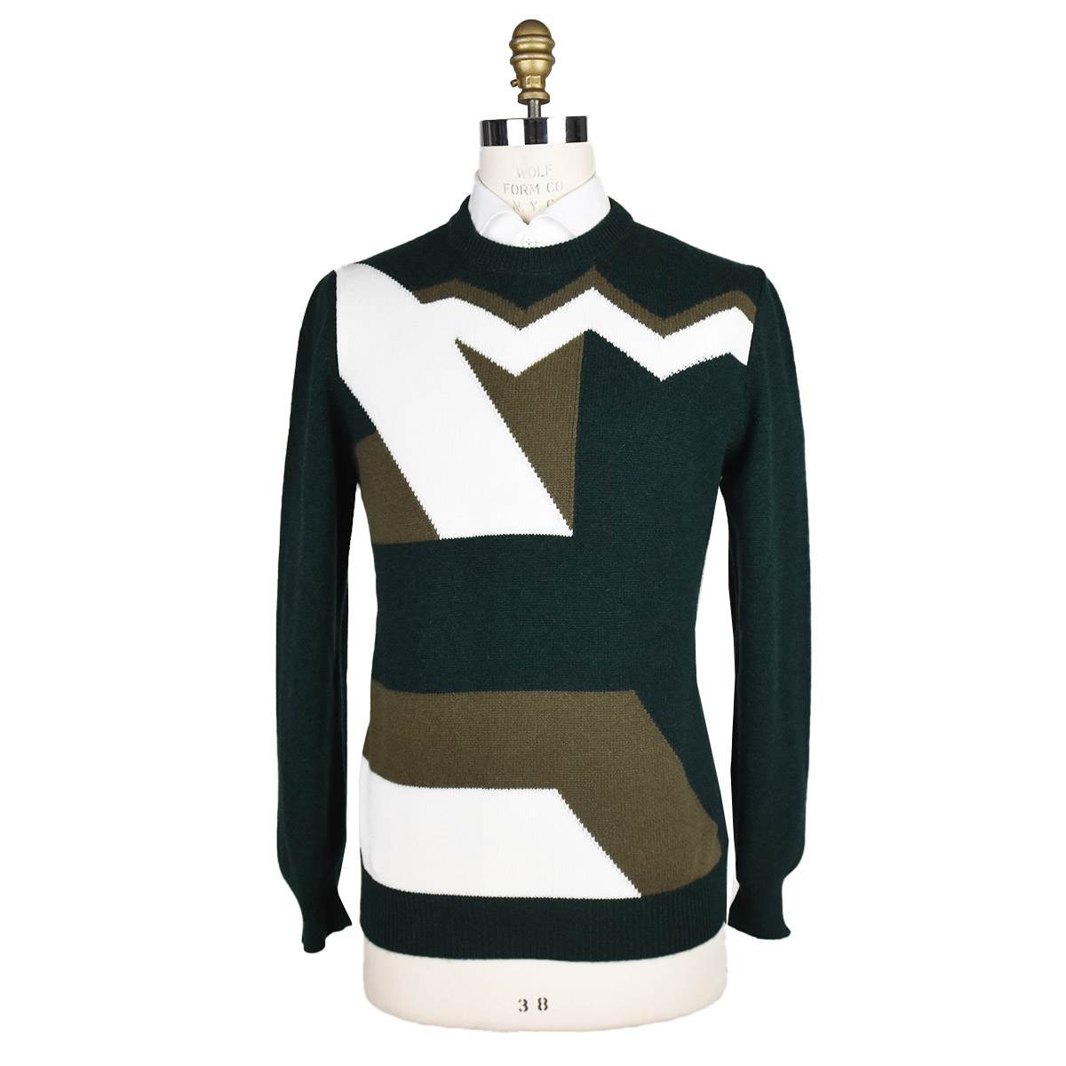 Kiton Multicolor Cashmere Sweater Crewneck