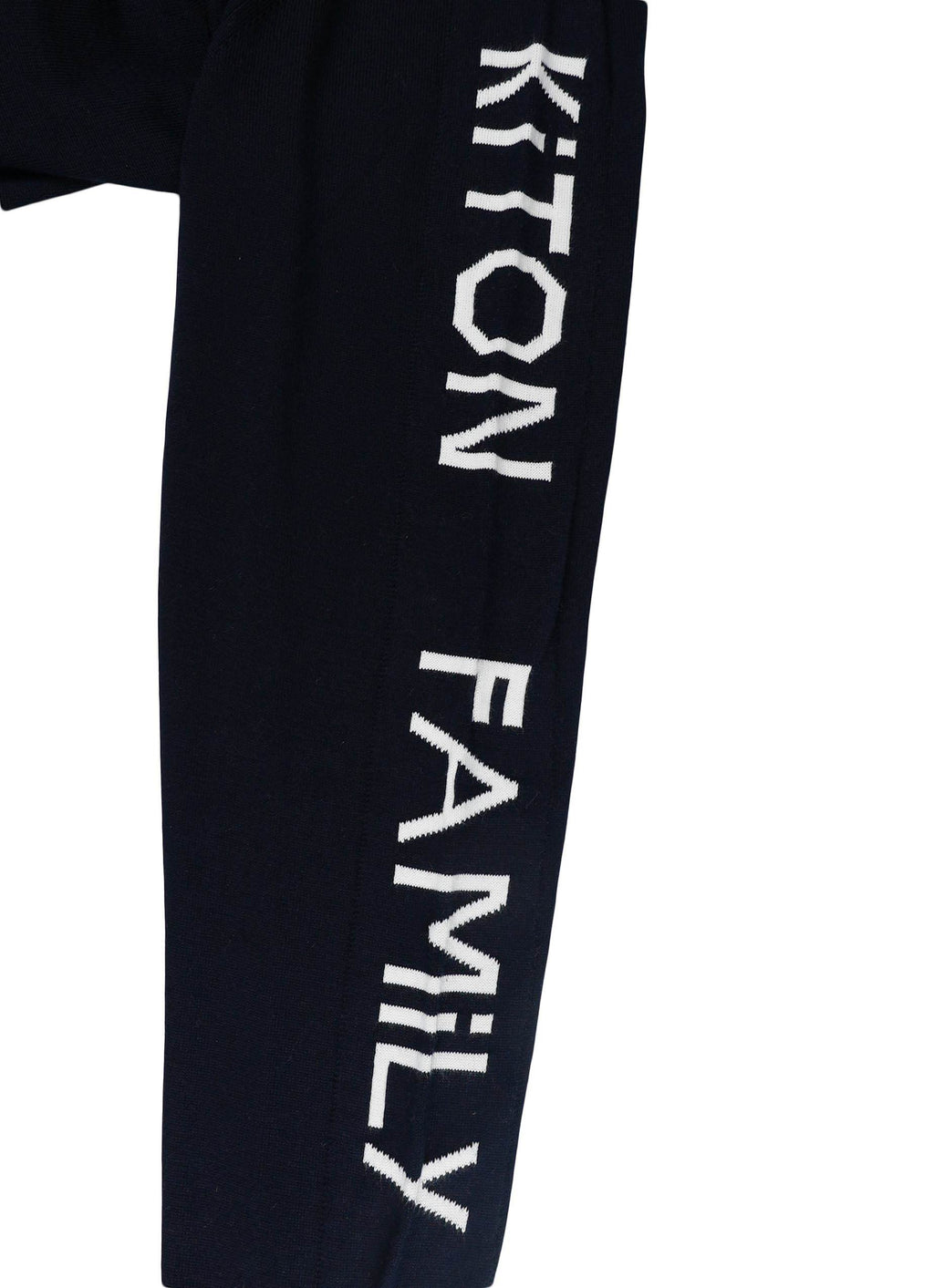 Kiton Blue Cotton Sweater Crewneck - view 4