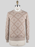 Kiton Beige Cashmere Sweater Crewneck