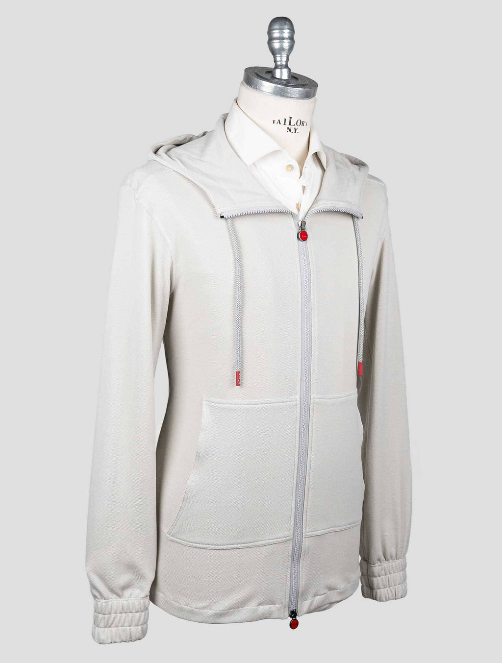 Kiton Beige Cotton Tracksuit Short Pants - view 2