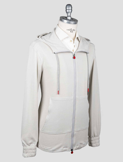 Kiton Beige Cotton Tracksuit Short Pants - view 2