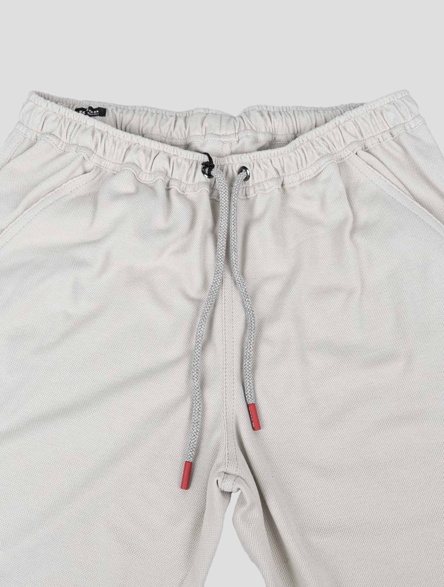 Kiton Beige Cotton Tracksuit Short Pants - view 6