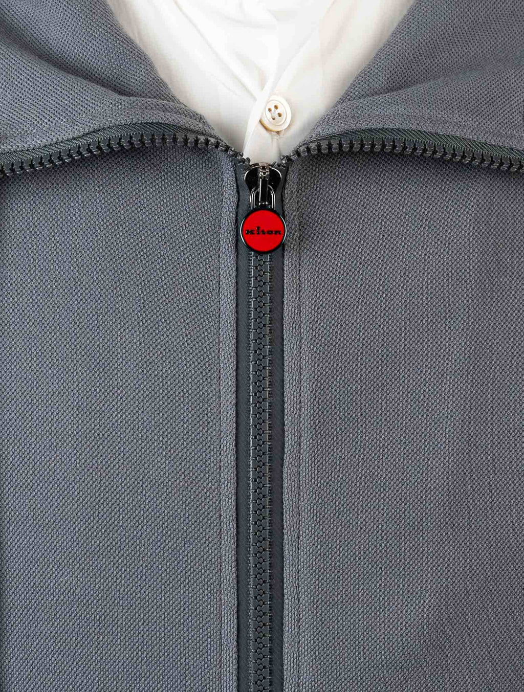 Kiton Gray Cotton Tracksuit Short Pants - view 5