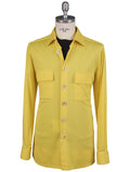 Kiton Yellow Lyocell Ea Shirt