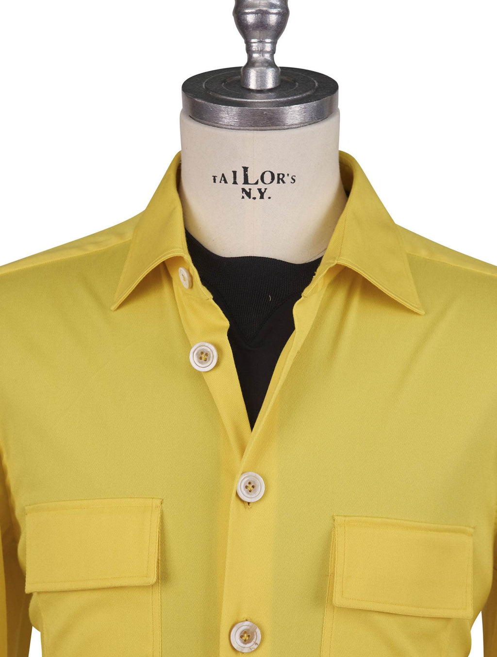 Kiton Yellow Lyocell Ea Shirt - view 3
