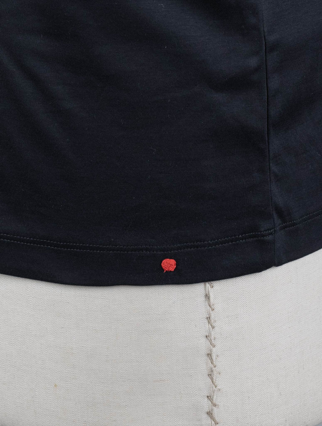 Kiton Black Cotton T-Shirt Black - view 6