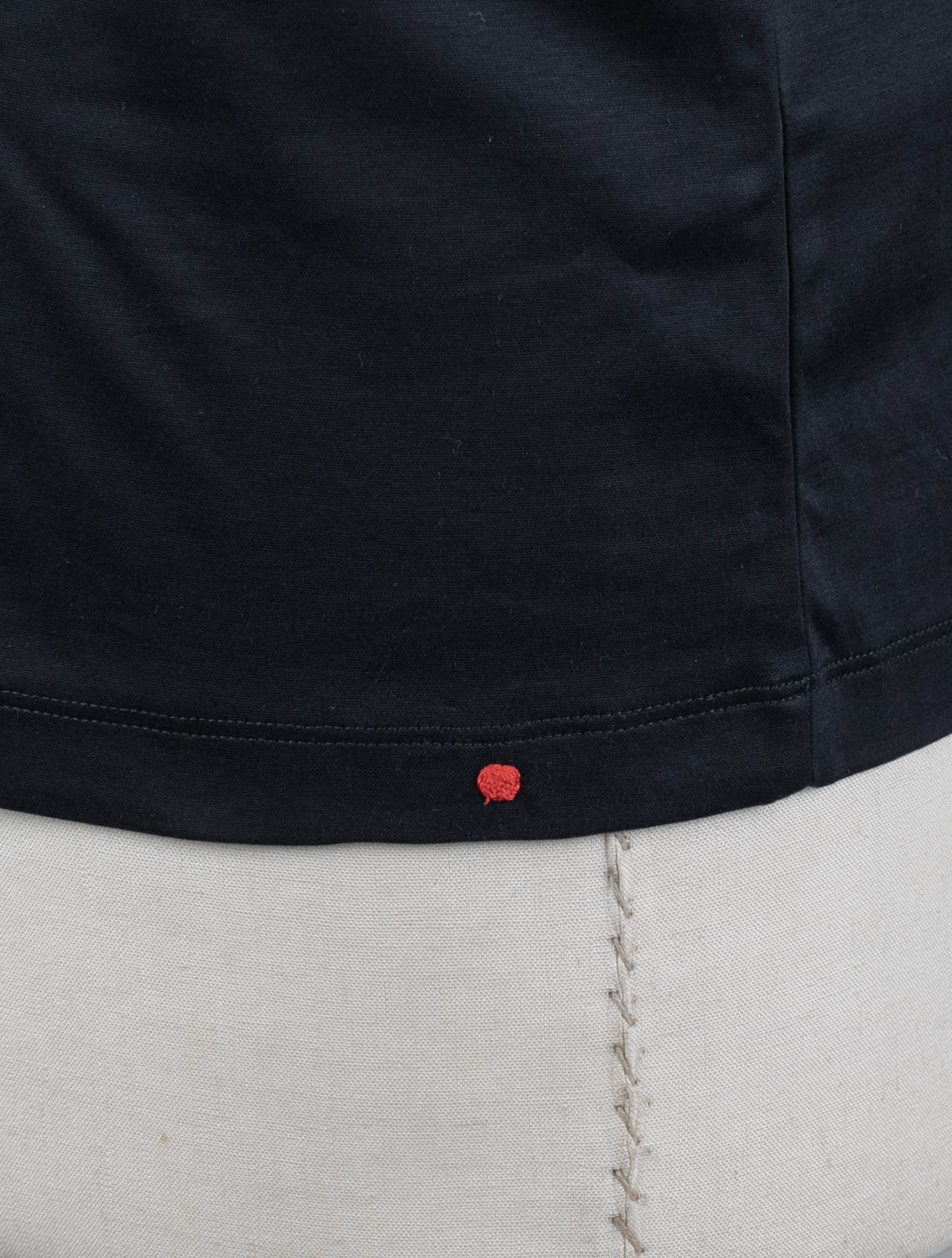 Kiton Black Cotton T-Shirt Black - view 6