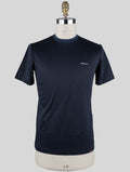 Kiton Blue Cotton T-Shirt Blue