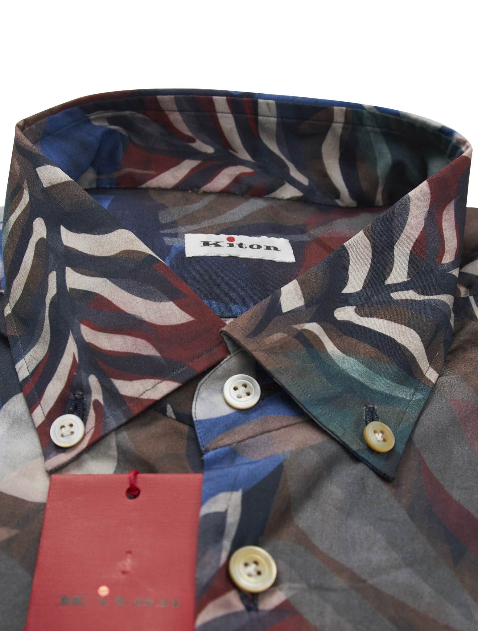 Kiton Multicolor Cotton Shirt Multicolor - view 2