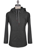 Kiton Gray Black Cashmere Sweater