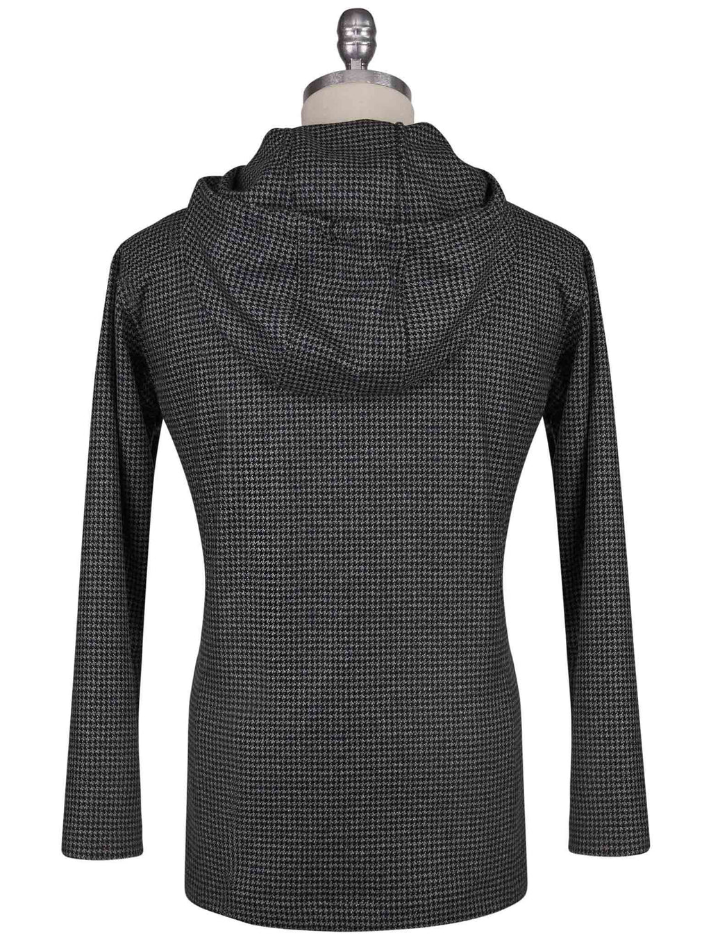 Kiton Gray Black Cashmere Sweater - view 3