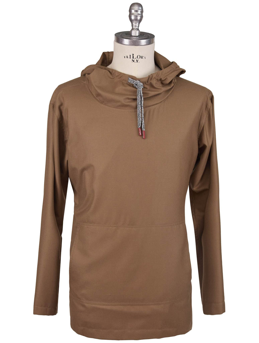 Kiton Brown Virgin Wool Sweater