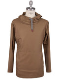 Kiton Brown Virgin Wool Sweater