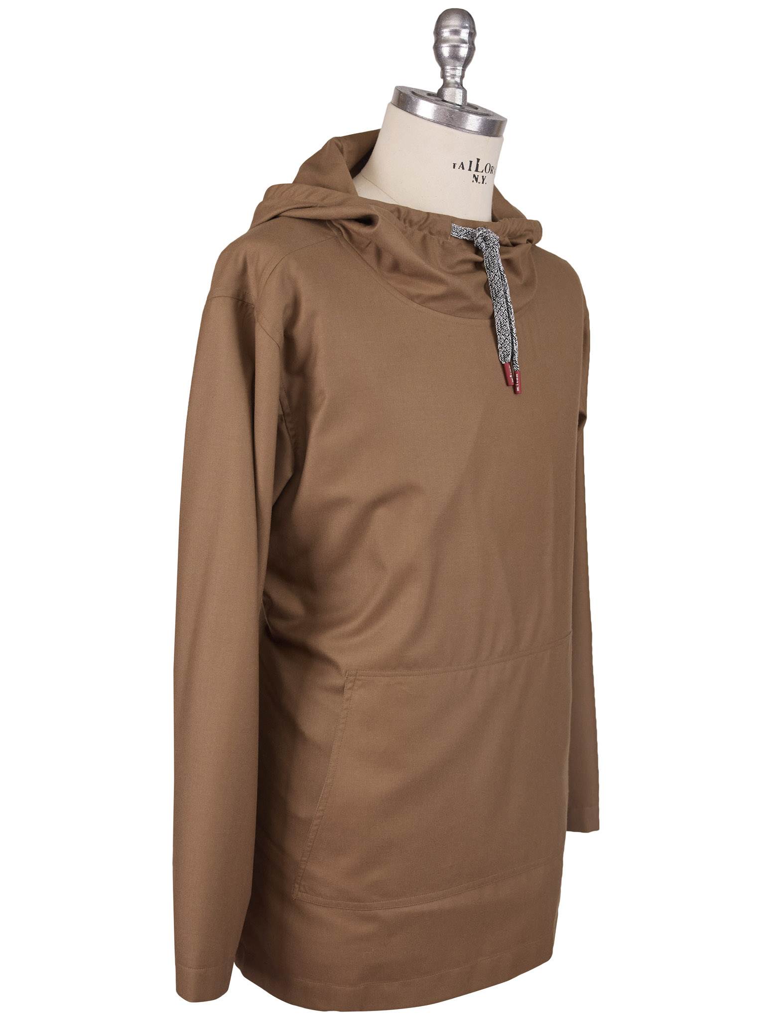 Kiton Brown Virgin Wool Sweater - view 2