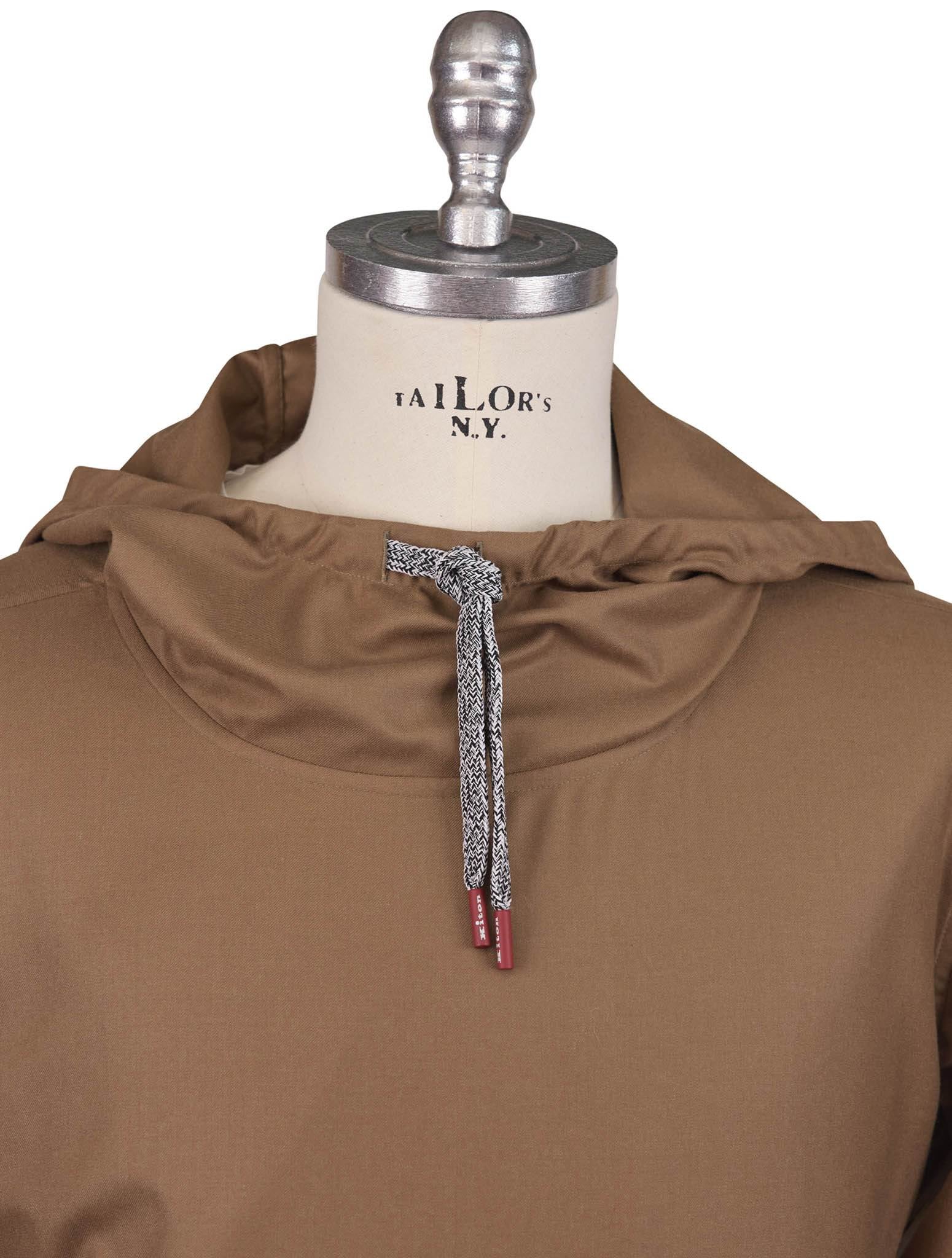 Kiton Brown Virgin Wool Sweater - view 3