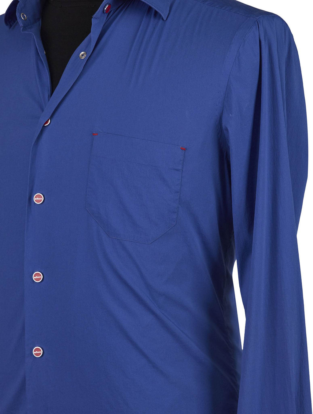 Kiton Blue Cotton Pa Ea Shirt - view 6