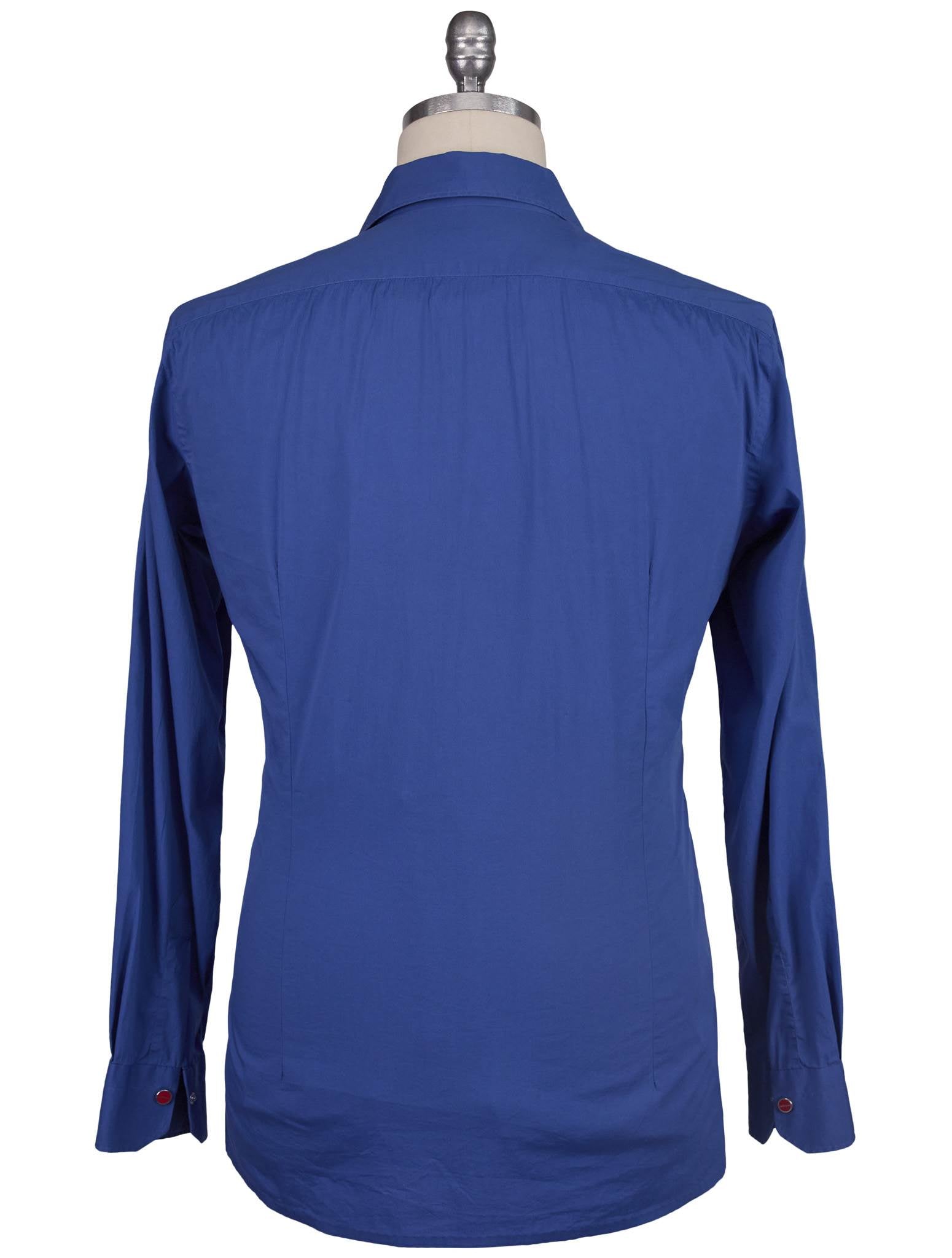 Kiton Blue Cotton Pa Ea Shirt - view 4