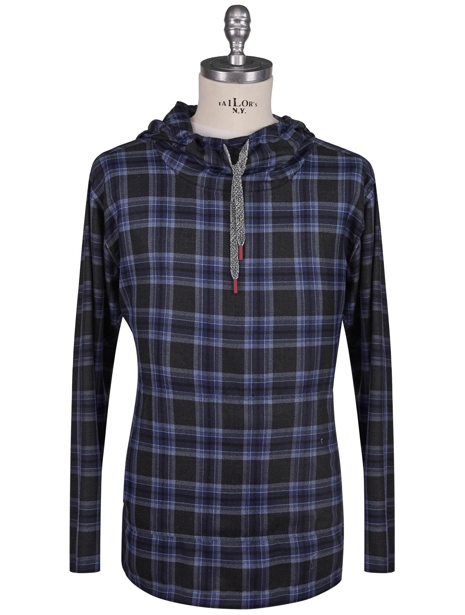 Kiton Blue Cashmere Sweater