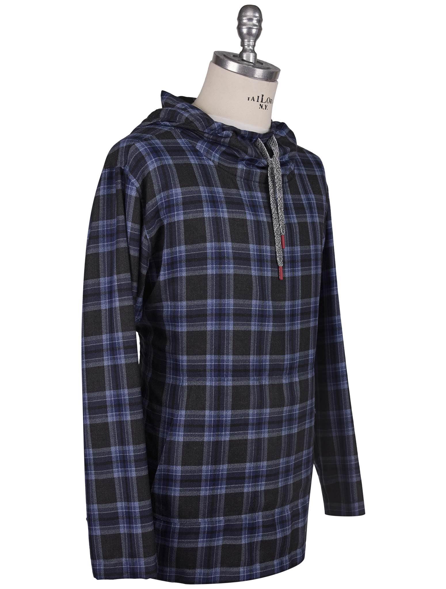 Kiton Blue Cashmere Sweater - view 2