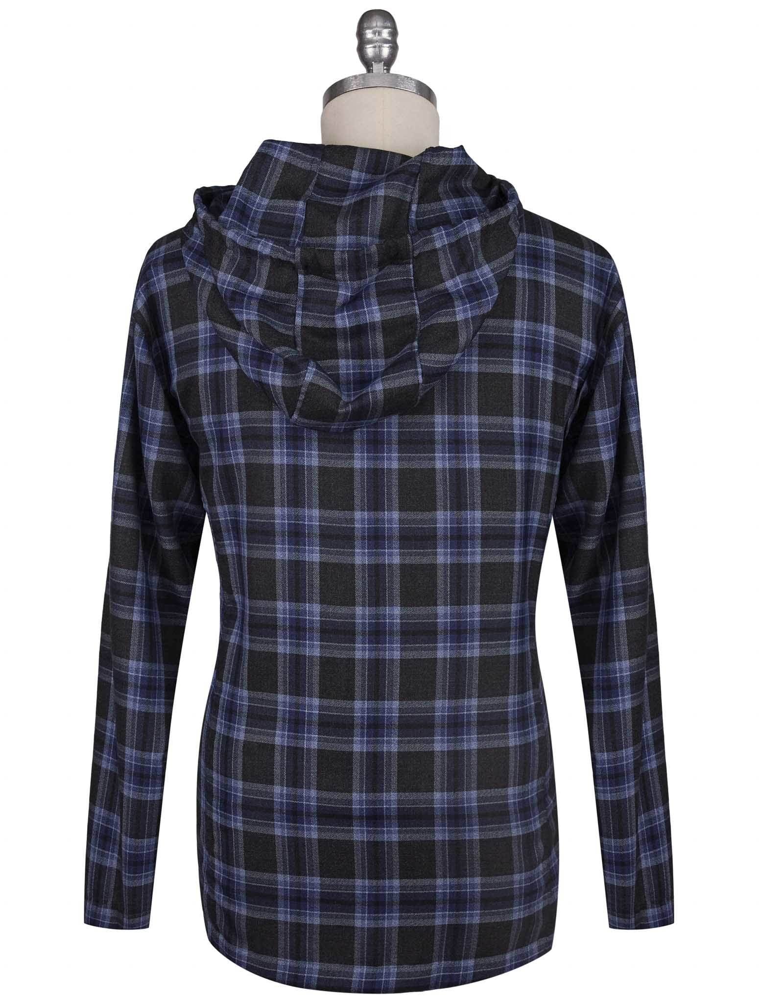 Kiton Blue Cashmere Sweater - view 4
