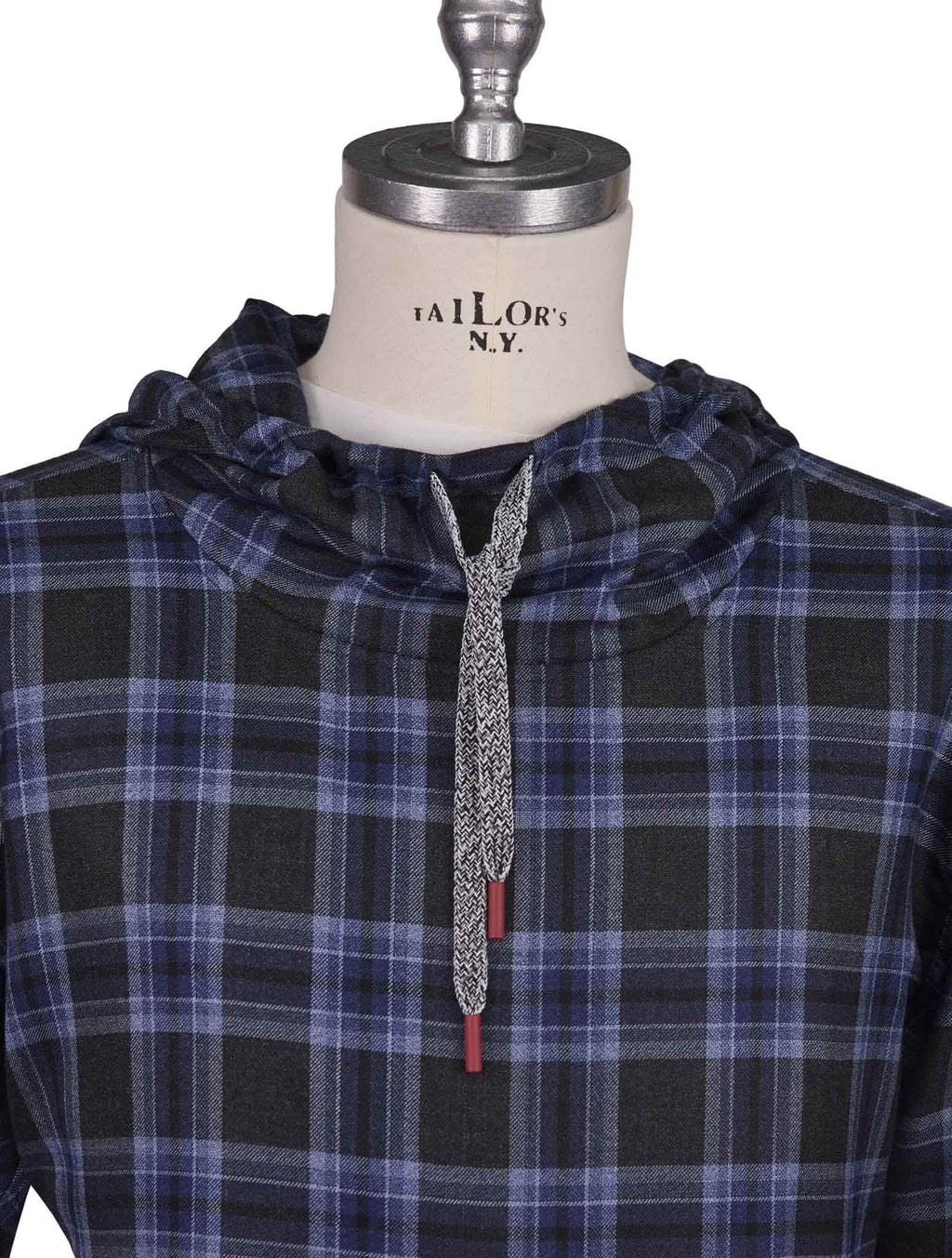 Kiton Blue Cashmere Sweater - view 3
