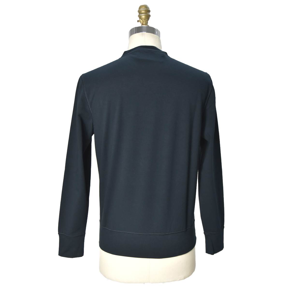 Kiton Blue Cotton Ea Sweater Crewneck Blue - view 4