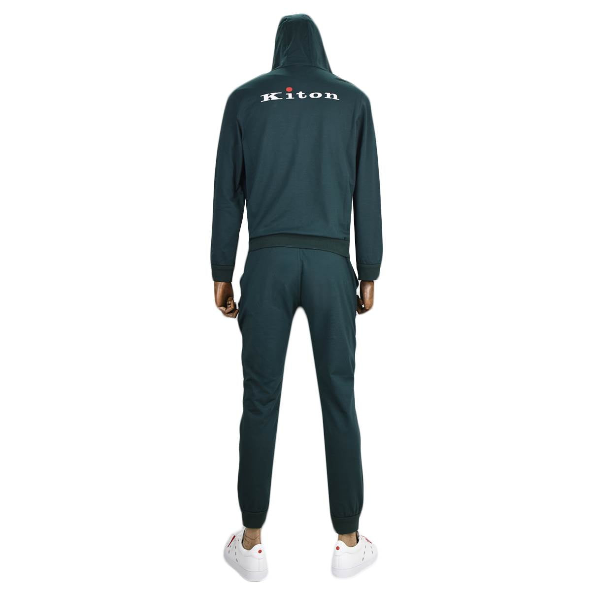 Kiton Green Cotton Ea Tracksuit - view 3