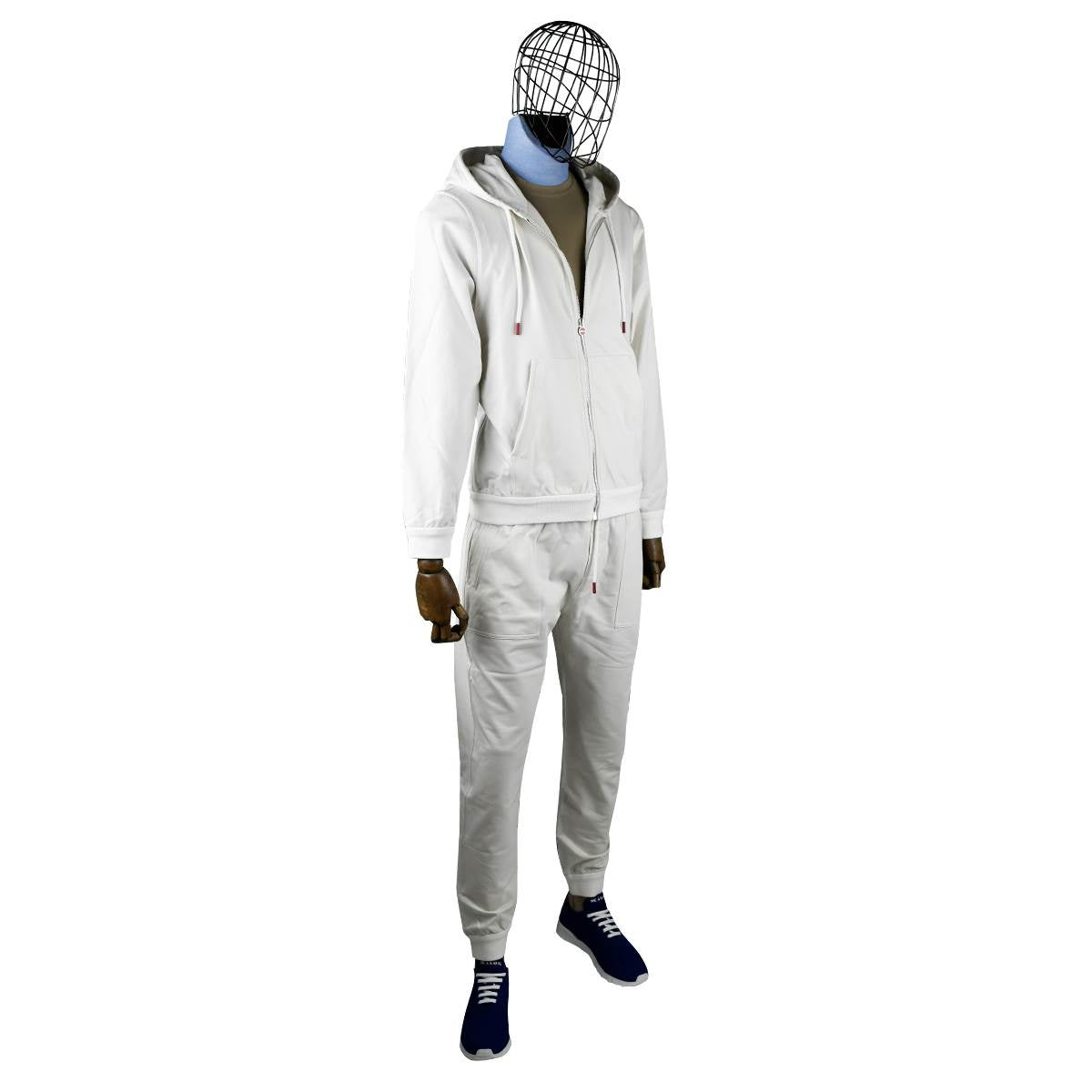 Kiton White Cotton Ea Tracksuit - view 2