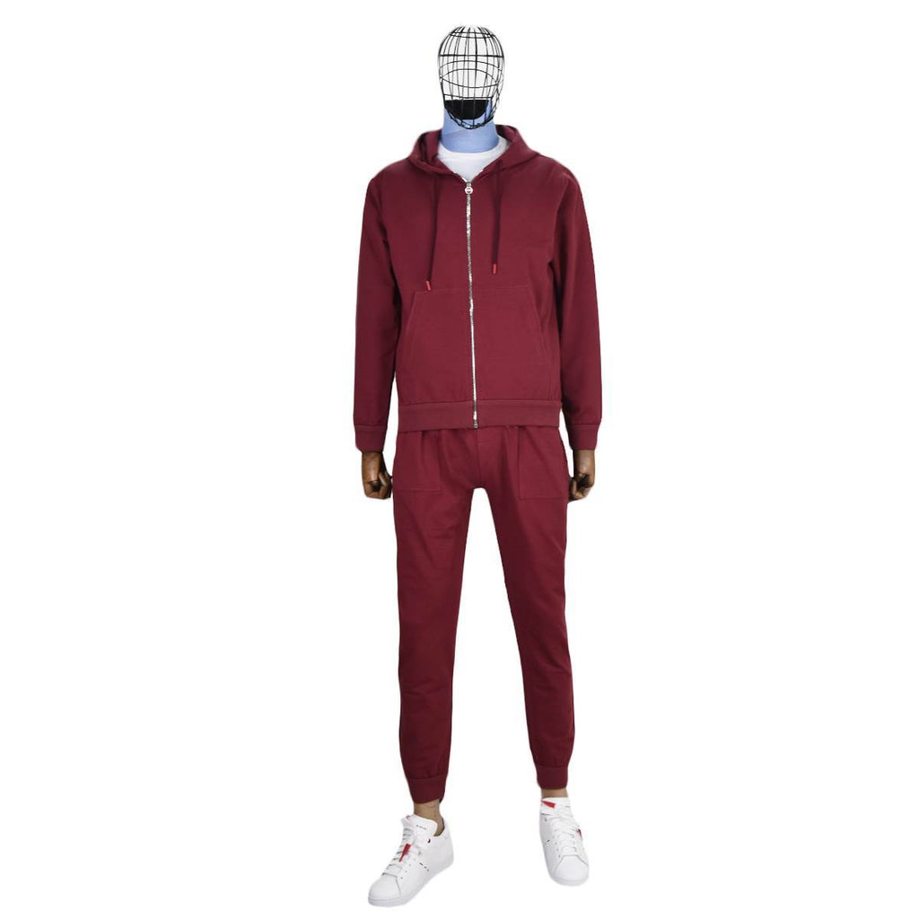 Kiton Burgundy Cotton Ea Tracksuit - view 15