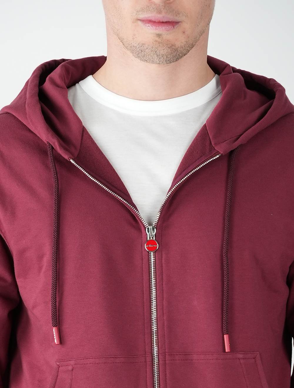 Kiton Burgundy Cotton Ea Tracksuit - view 20