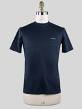 Kiton Blue Cotton T-Shirt Blue