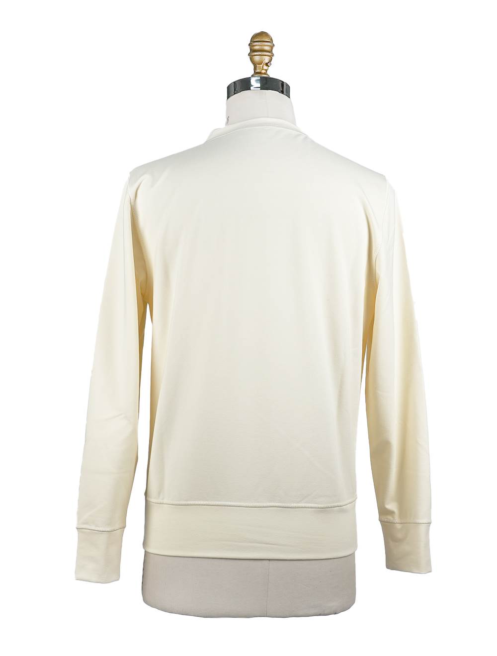 Kiton Beige Cotton Sweater Crewneck - view 4