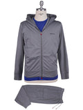 Kiton Gray Cotton Tracksuit