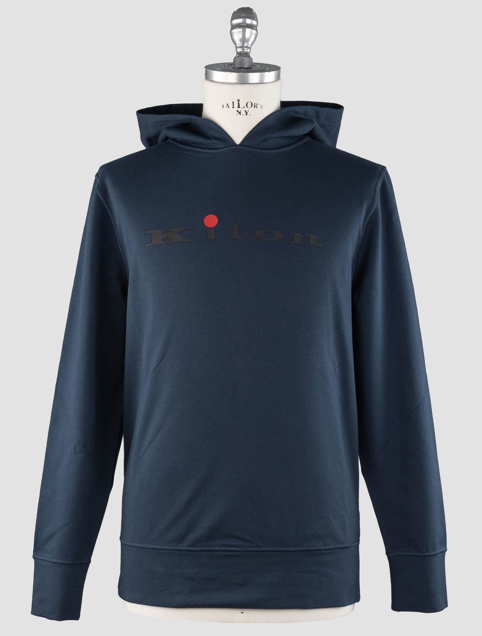 Kiton Blue Cotton Ea Sweater Style 3