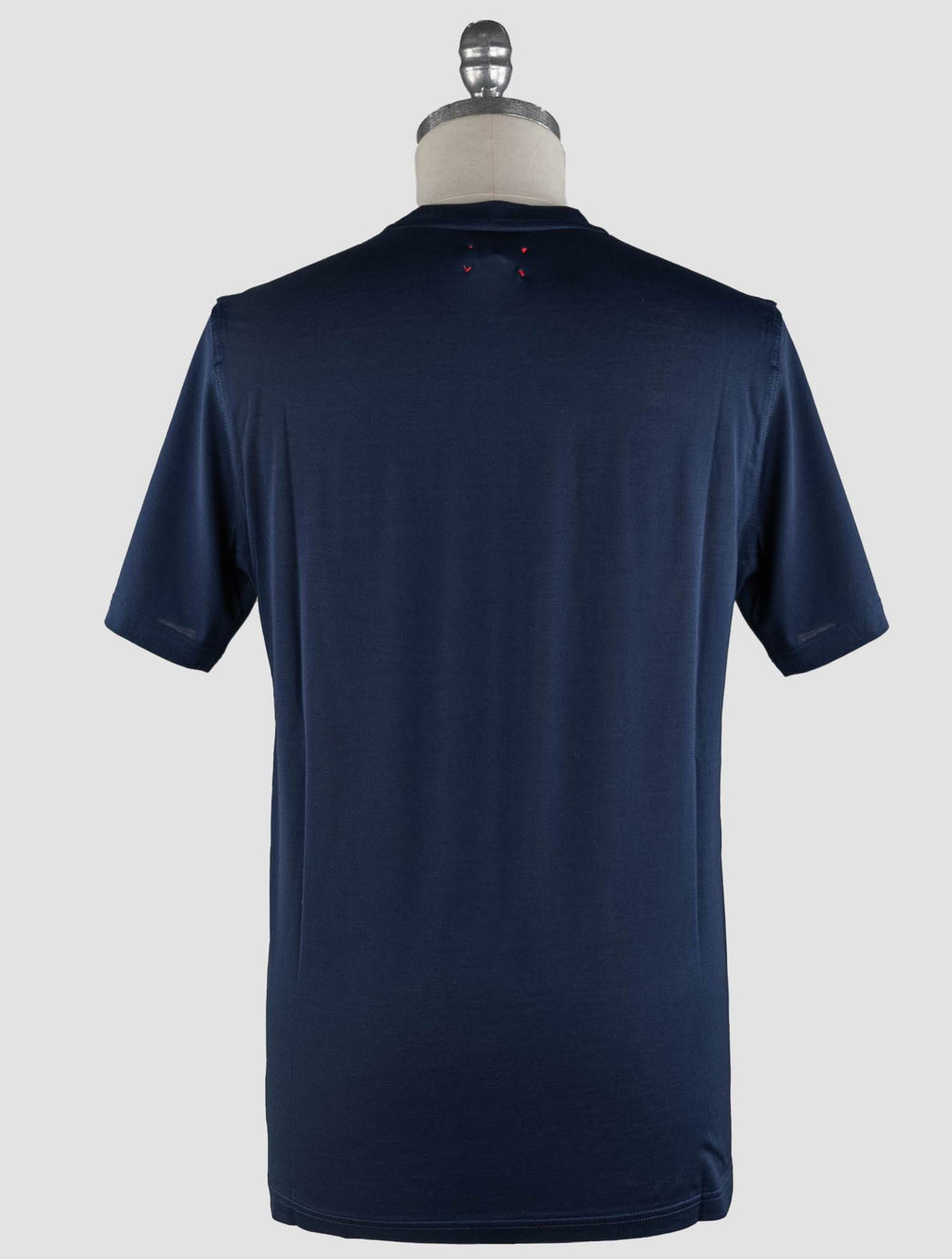 Kiton Blue Cotton T-Shirt Blue - view 3