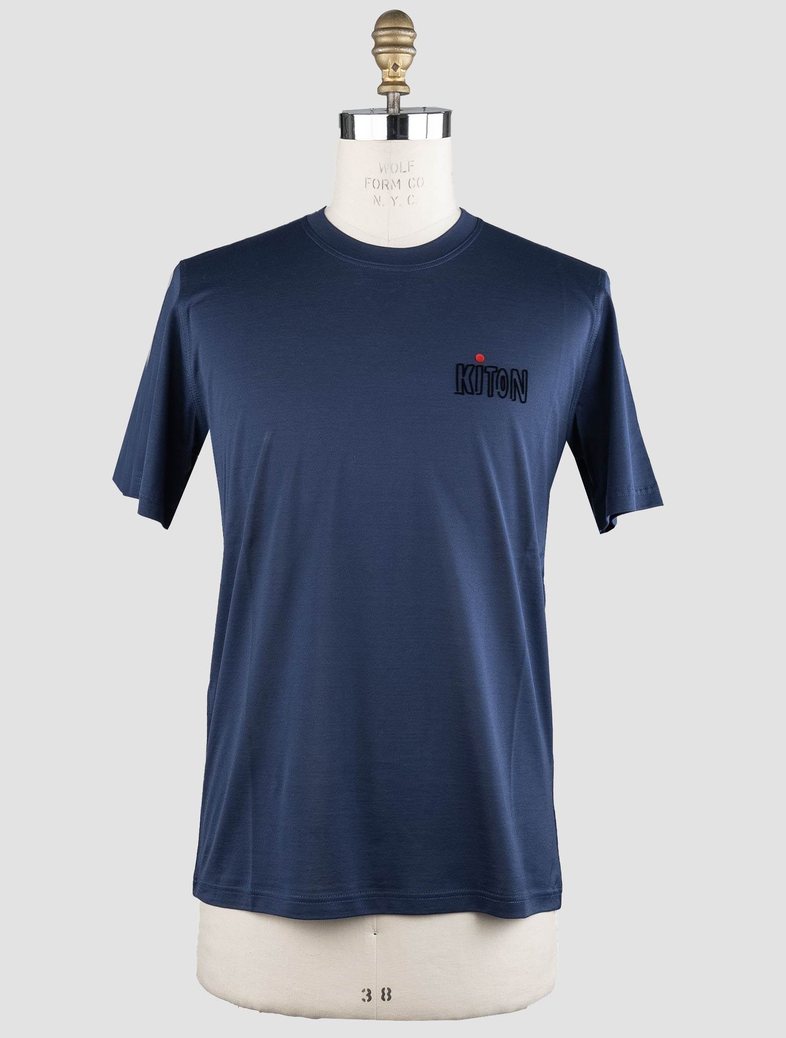 Kiton Blue Cotton T-Shirt Blue